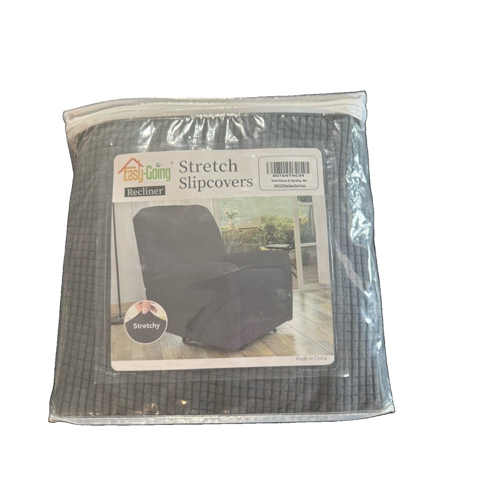 Lazy Boy Recliner Cover Stretch Recliner Slipcover  Chair Cover Dark Gray NWT